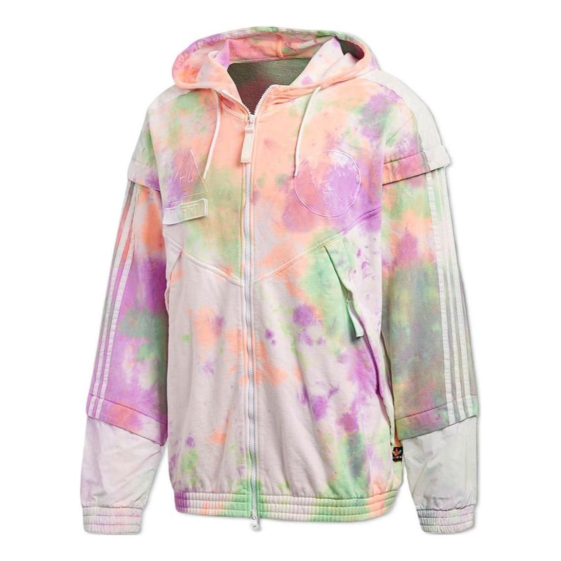 adidas x Pharrell HU Holi Windbreaker Jackets 'White Purple' CW9413