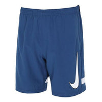 Nike Casual Sports Breathable Training Shorts Blue CV1468-490