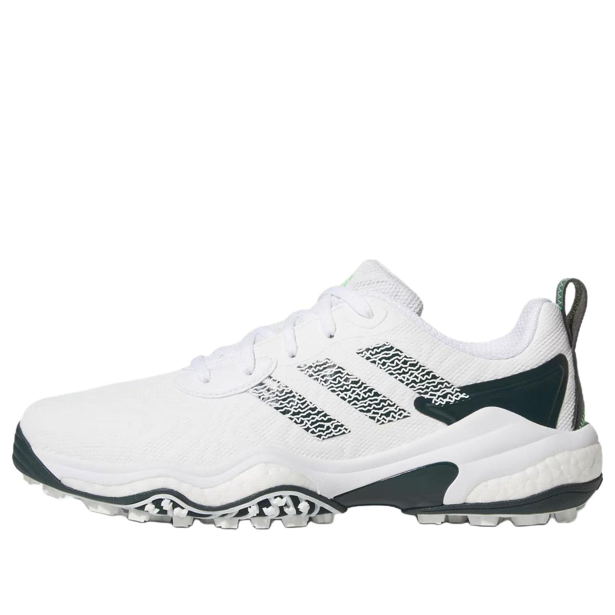 adidas Codechaos 25 Spikeless Golf Shoes 'Cloud White Aurora Ivy Lime Burst' JI4163