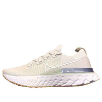 (WMNS) Nike React Infinity Run Flyknit 'Creamwhite Silver' CD4372-007