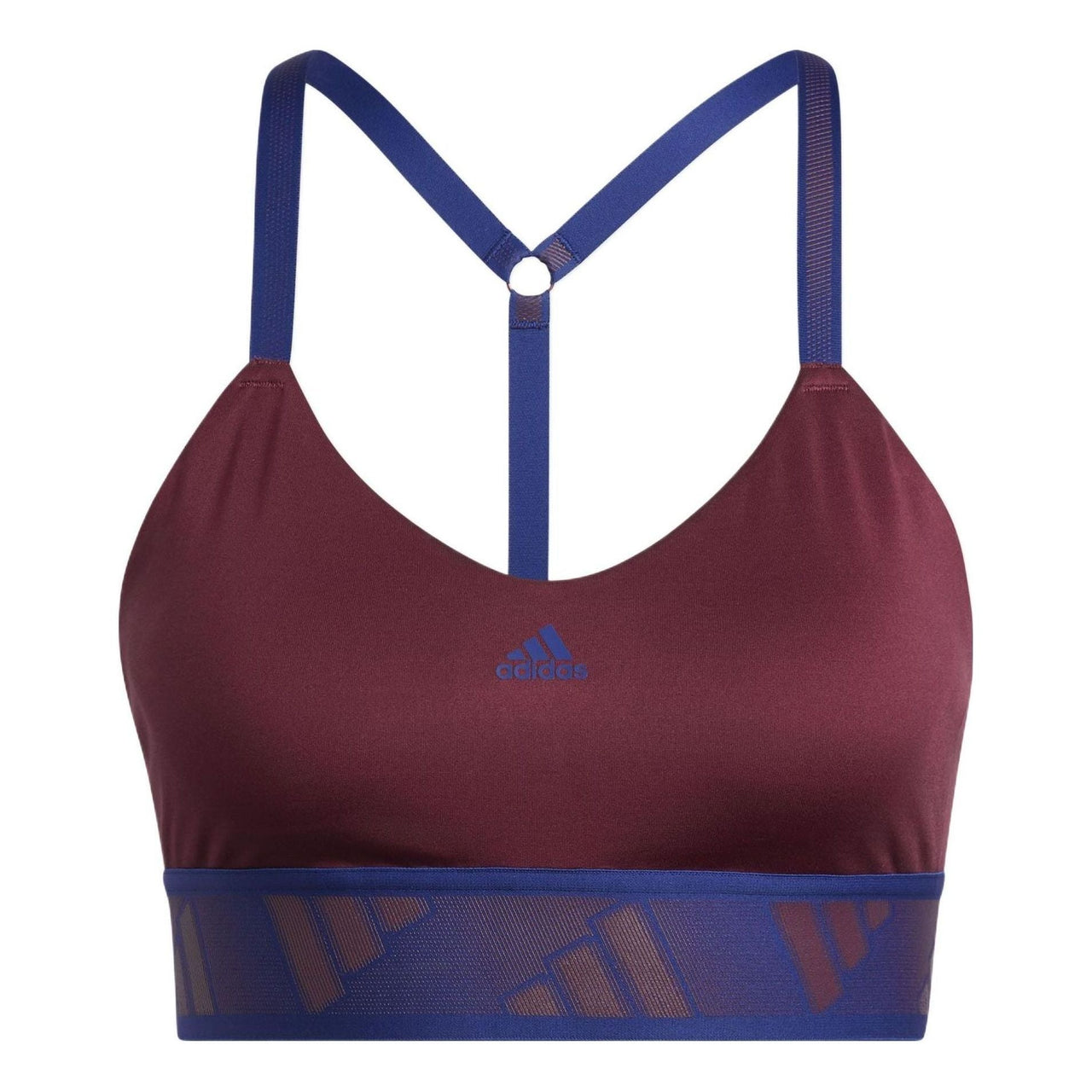 (WMNS) adidas All Me Light Support Training Bra 'Burgundy Blue' GR8181