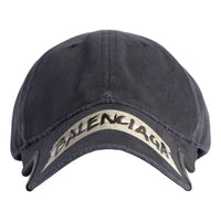 Balenciaga Masking Tape Cap 'Faded Black' 858087410B21041