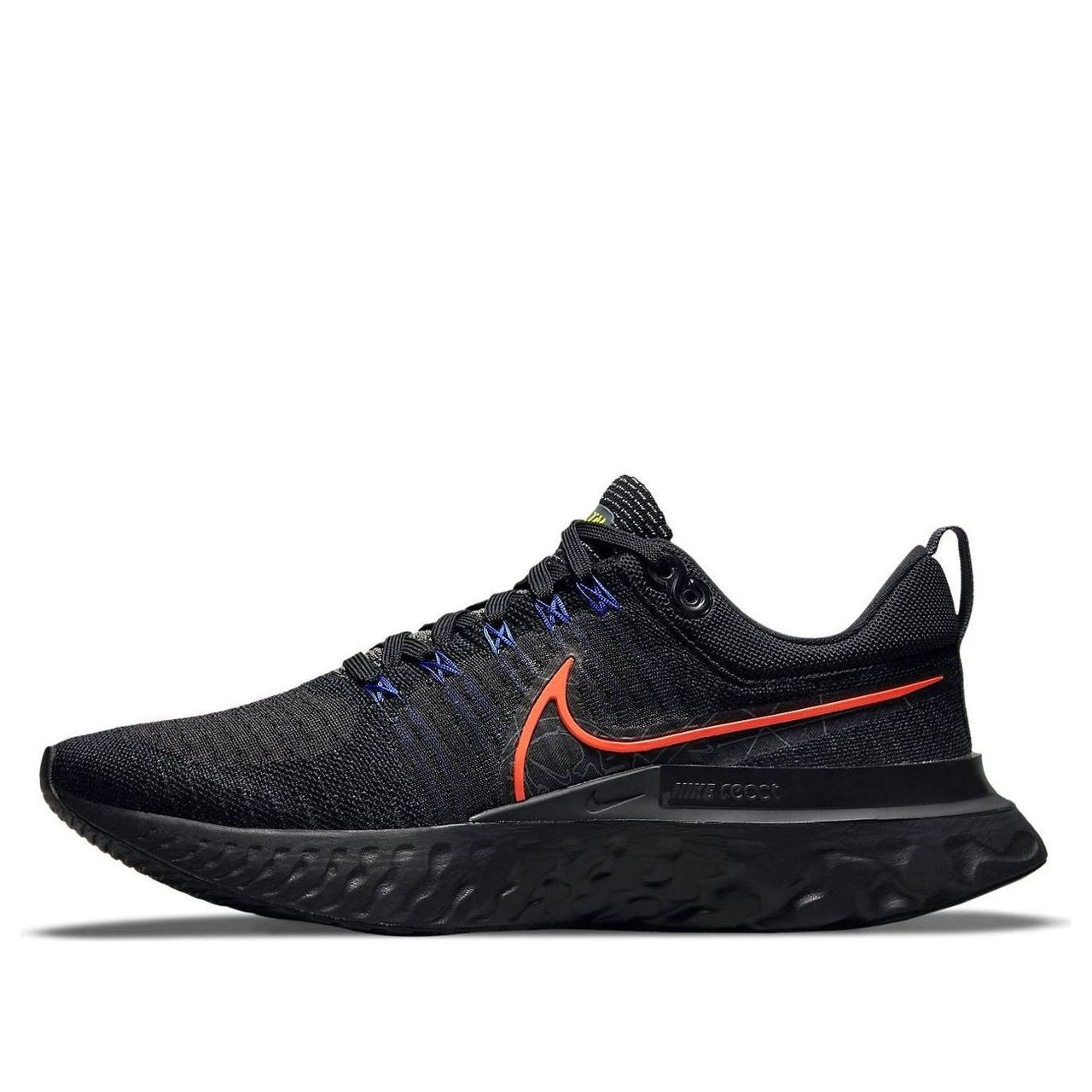 حذاء Nike React Infinity Run Flyknit 2 "أسود برتقالي فاتح" DN5070-001
