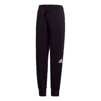 (WMNS) adidas Casual Bundle Feet Sports Pants Black GM3282