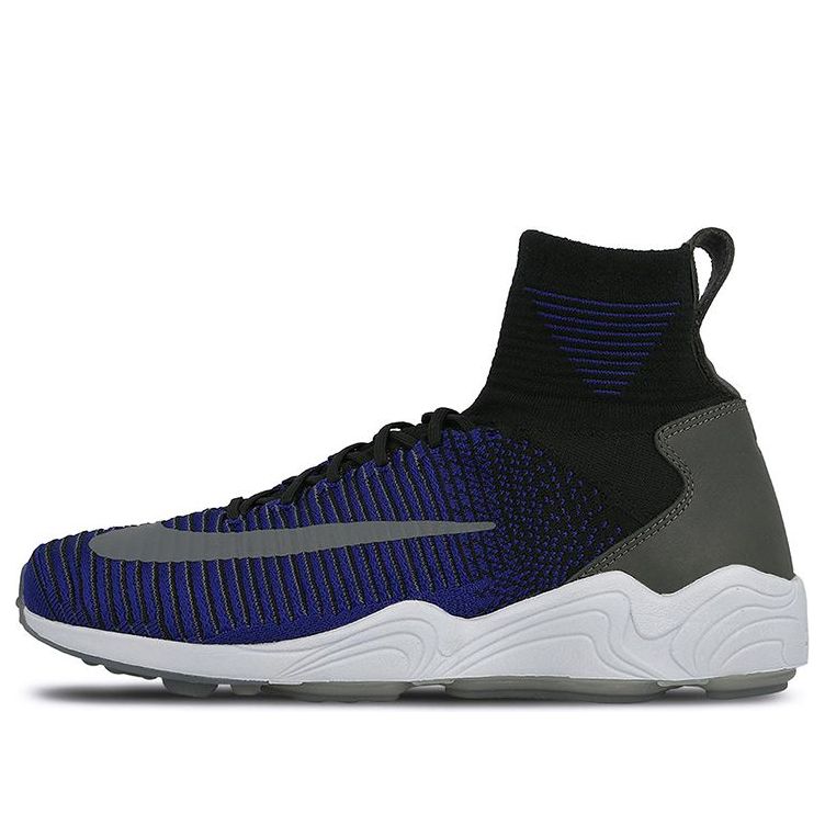 Nike Zoom Mercurial 11 Flyknit 'Black Deep Royal Blue' 844626-004