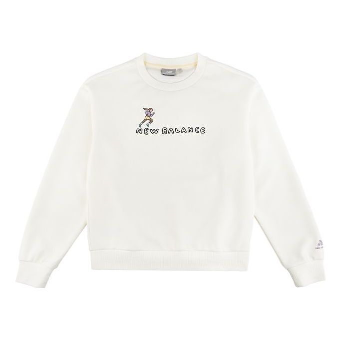 (WMNS) New Balance x Zero per Zero Sweatshirt 'White' NCA47012-IV