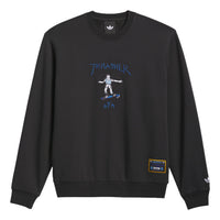 adidas Argentina x Thrasher Crewneck Sweatshirt 'Black' KX4545