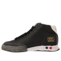 Maison MIHARA YASUHIRO HERBIE OG Sole Leather High-top Sneaker 'Black' A09FW701-BLK