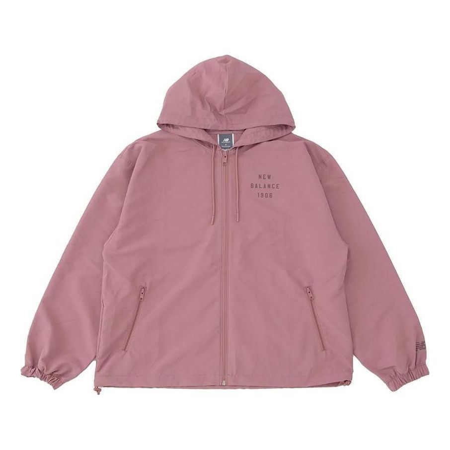 (WMNS) New Balance Iconic Collegiate Woven Jacket 'Rosewood' WJ41508R-SE