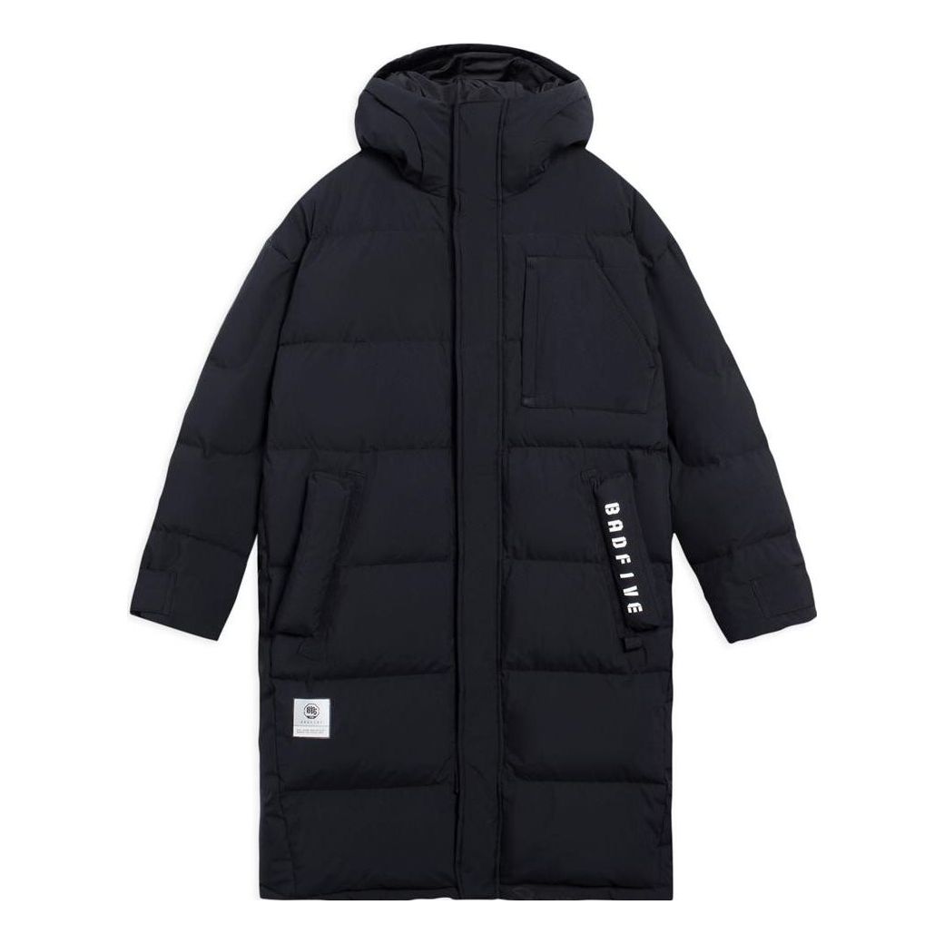 Li-Ning Sports Medium Long Down Jacket 'Black' AYMS113-2