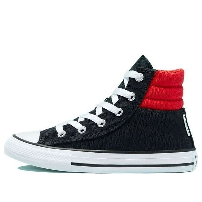 (GS) Converse Chuck Taylor All Star High 'Padded Collar - Black University Red' 670426F