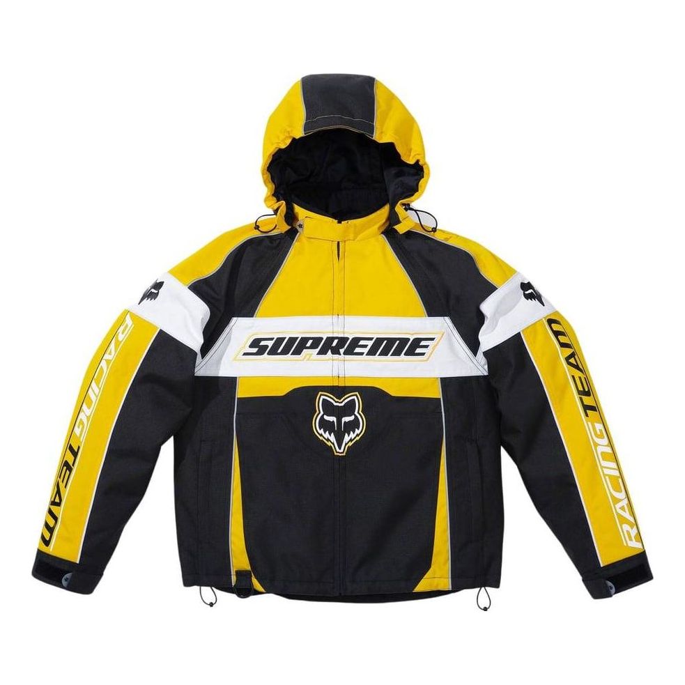 Supreme x Fox Racing Jacket 'Yellow Black White' SUP-FW23-145