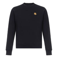 KENZO Small Tiger Head Round Collar Long Sleeve Sports Male Black FA65SW0034MD-99