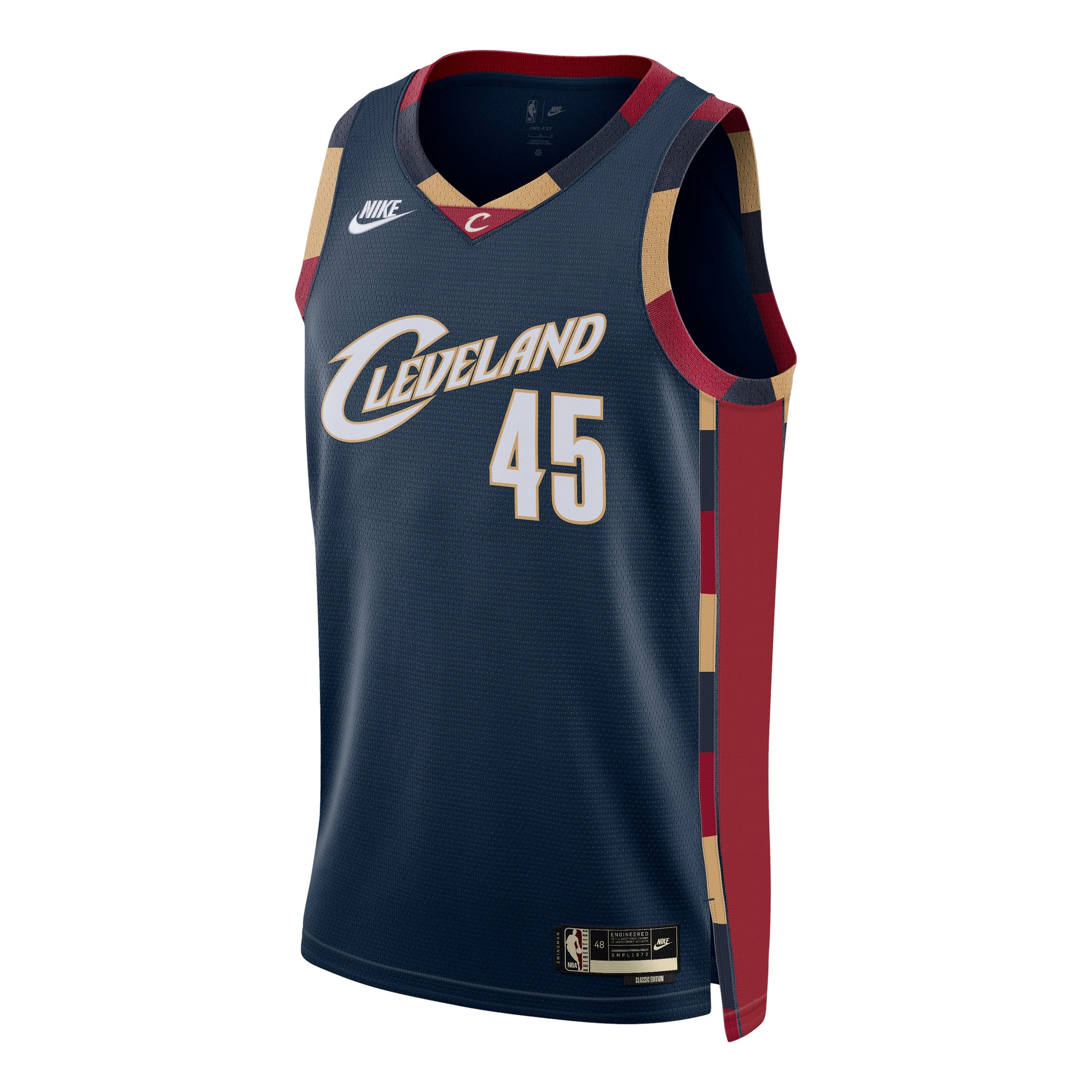 Nike Dri-FIT NBA Donovan Mitchell Cleveland Cavaliers 2025/26 Hardwood Classics Swingman Jersey 'College Navy' HM4773-420