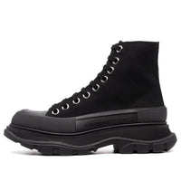 (WMNS) Alexander McQueen Tread Slick Lace Up Boot 'Black' 611706W4MV21000