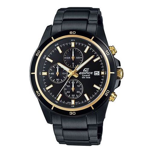 Men's CASIO EDIFICE IP Watch Business Mens Black Analog EFR-526BK-1A9