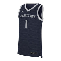 Air Jordan College Georgetown Basketball Jersey 'Navy' CN3595-420