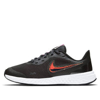 (GS) Nike Revolution 5 Power 'Black Iridescent Swoosh' CW3263-001