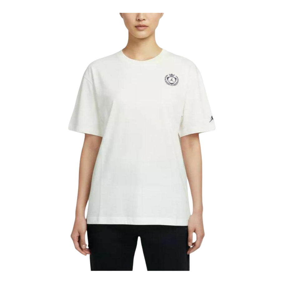 (WMNS) Jordan Flight Oversized T-Shirt 'Sail' IW1596-133