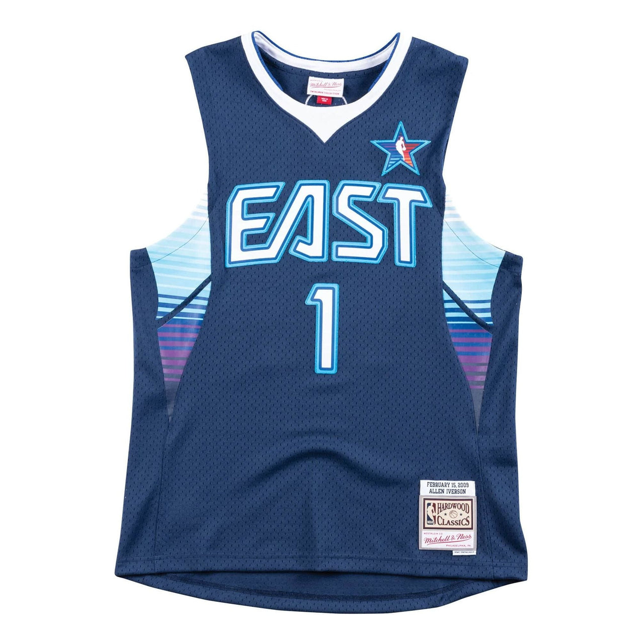 Mitchell & Ness x NBA All-Star East 2009 Swingman Jersey 'Allen Iverson 3' SMJYEL18014-ASENAVY09AIV