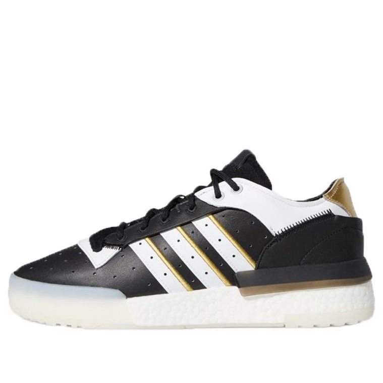 (WMNS) adidas Rivalry Rm Low 'Black White' EF6444