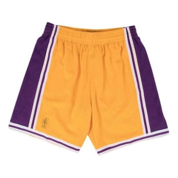 Mitchell & Ness NBA Swingman Shorts Los Angeles Lakers Home 1996-97 'Yellow Purple' SMSHGS18236-LALLTGD96