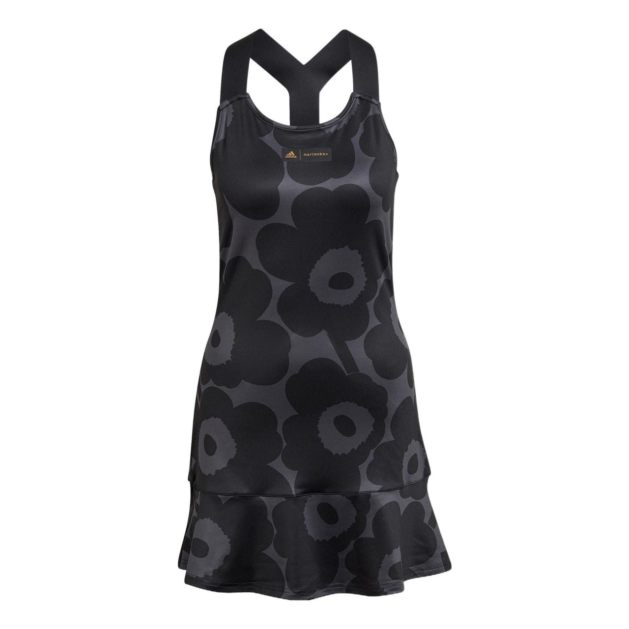 (WMNS) adidas Marimekko Tennis Y-Dress Asia Sizing 'Black' GT6003