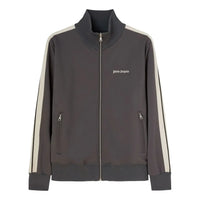 (WMNS) Palm Angels Fw23 Classic Track Jacket 'Grey' PMBD058F23FAB0010701