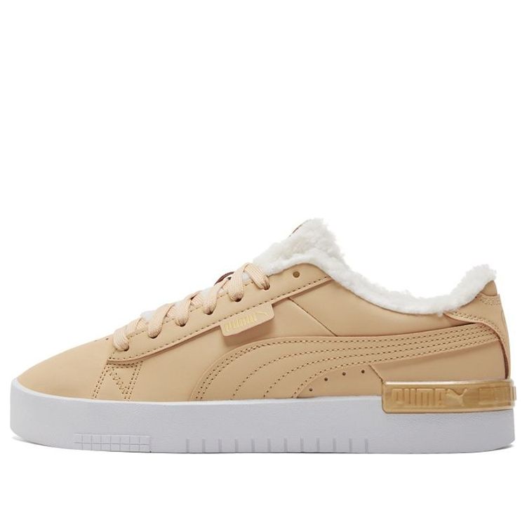 (WMNS) PUMA Jada Teddy Ws Fleece Lined Skateboarding Shoes Khaki 382703-02