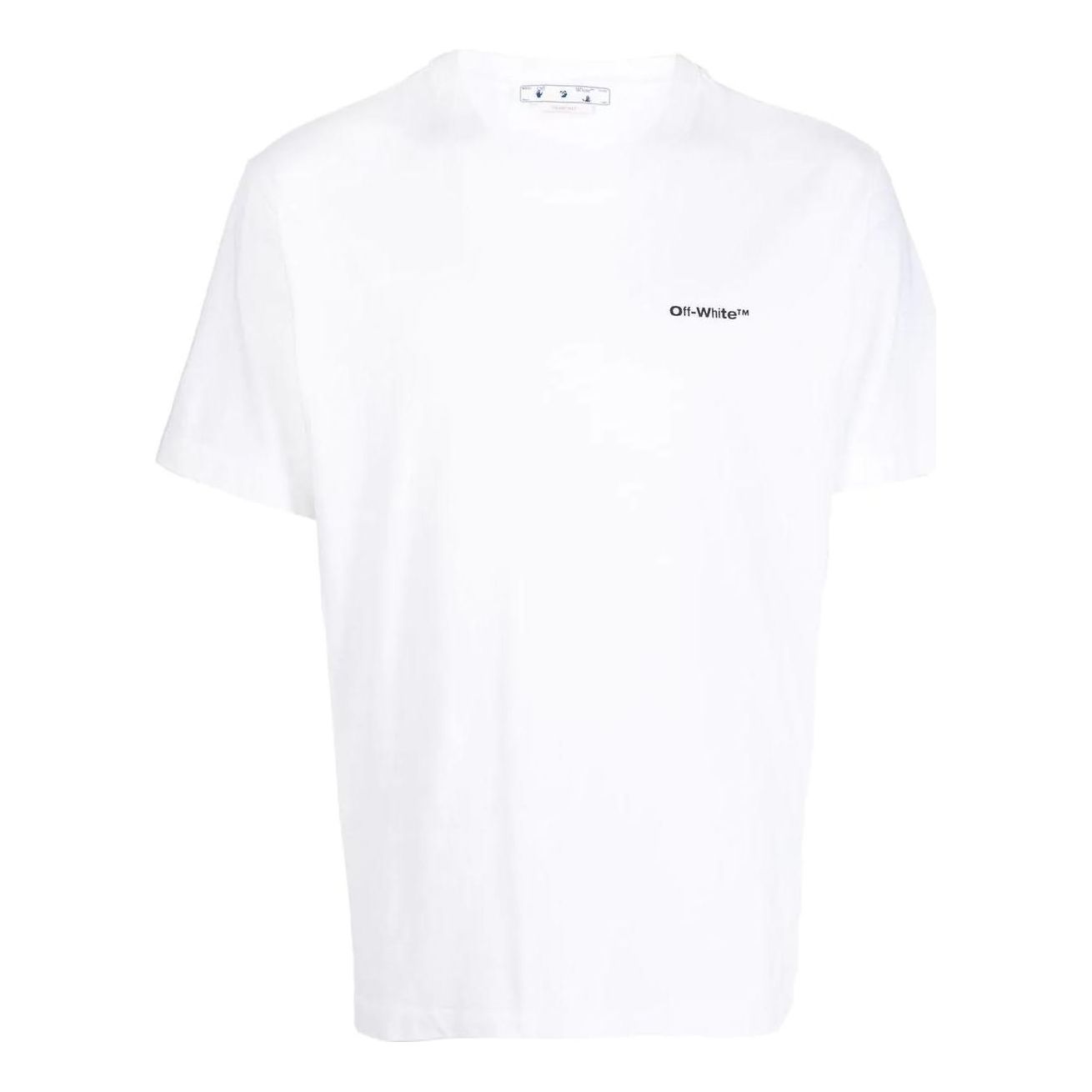 Off-White Logo-Print Diag Tee OMAA027F22JER0166011