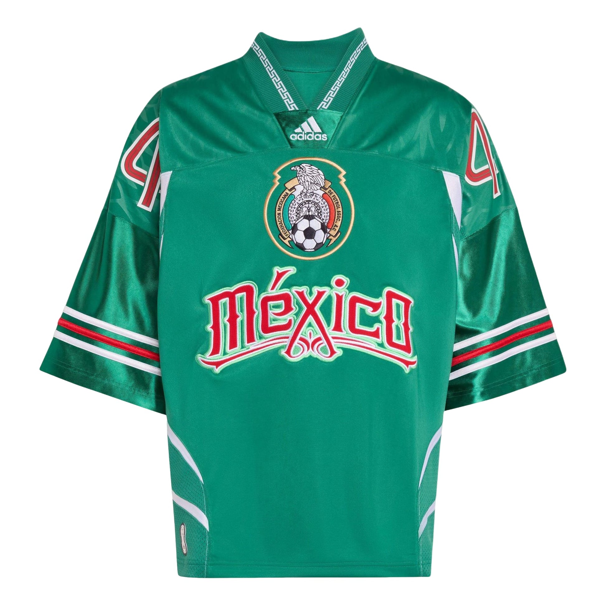 adidas Bringbacks Remixed Mexico Jersey Asia Sizing 'Bold Green' KD5986