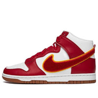 Nike Dunk High 'Chenille Swoosh - Gym Red' DR8805-101