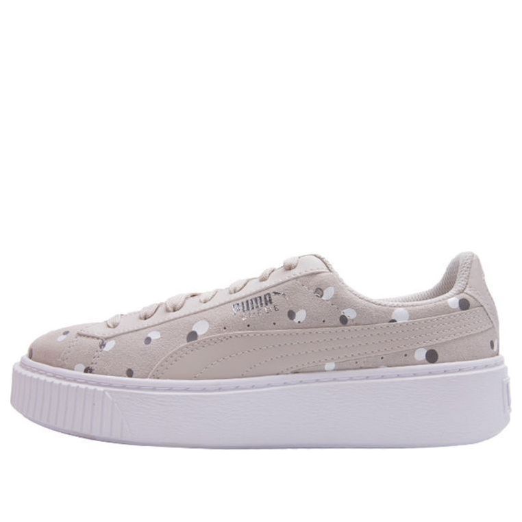 PUMA Sneakers Suede Platform Dots Jr 'Silver' 368991-02