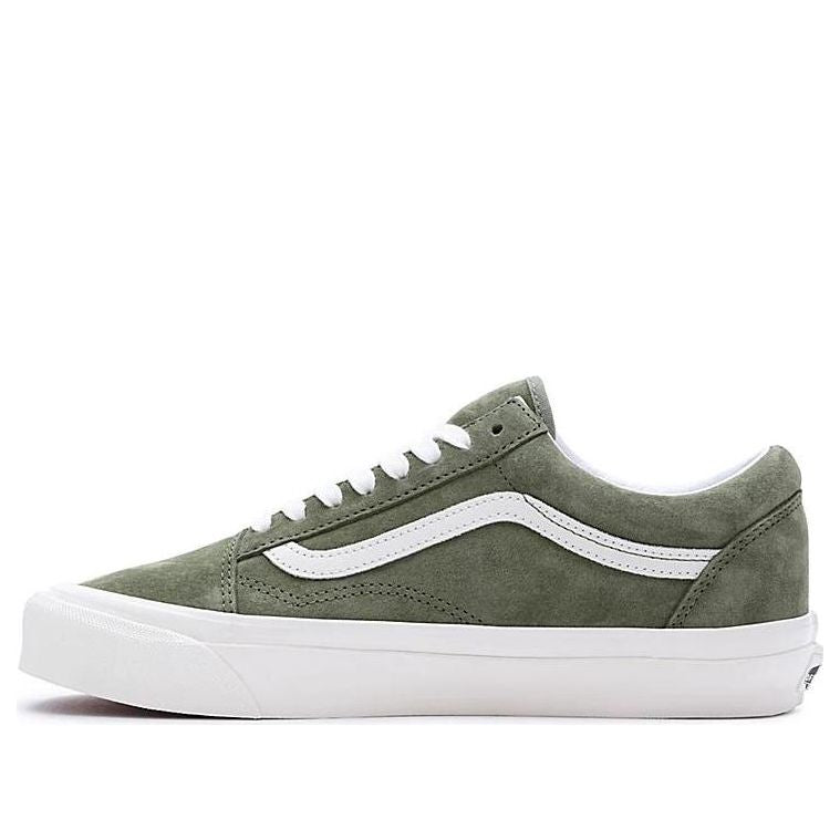 (WMNS) Vans Vault Old Skool VR3 LX 'Pig Suede Forest Night' VN0009QFZBF