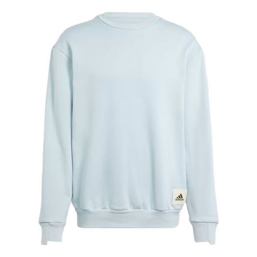 adidas Lounge Fleece Sweatshirt 'Wonder Blue' IM0489