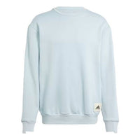 adidas Lounge Fleece Sweatshirt 'Wonder Blue' IM0489