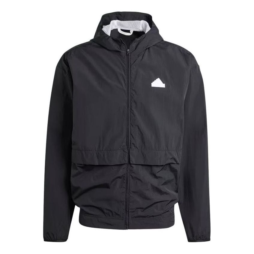 adidas City Escape Full-Zip Hoodie Asia Sizing 'Black' IR5192