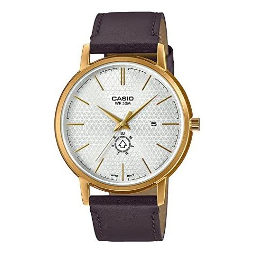 CASIO Analog 'Brown Gold' MTP-B125GL-7AV