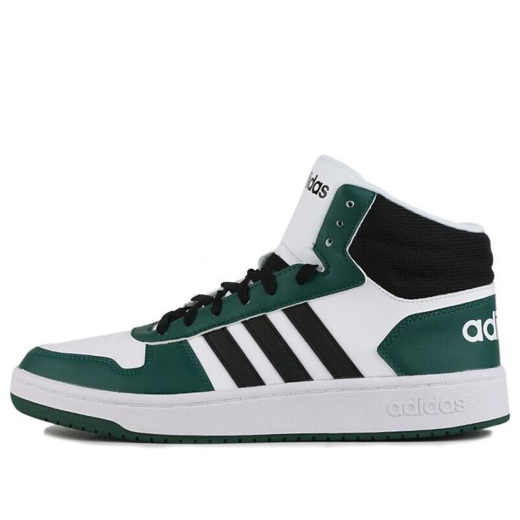 adidas Hoops 2.0 Mid 'Black Green' FW5995