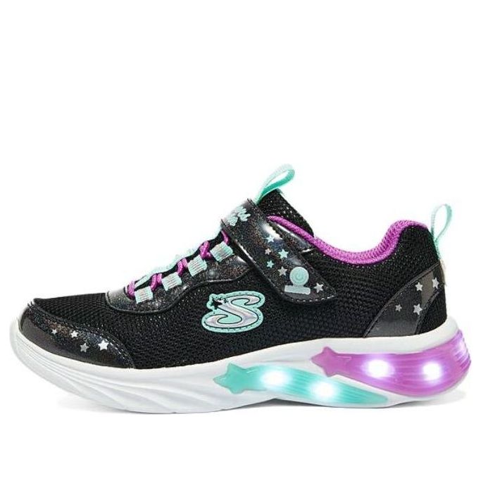 (GS) Skechers S Lights: Glow-Brites Shoes 'Black Purple Green' 319043L-BKPR
