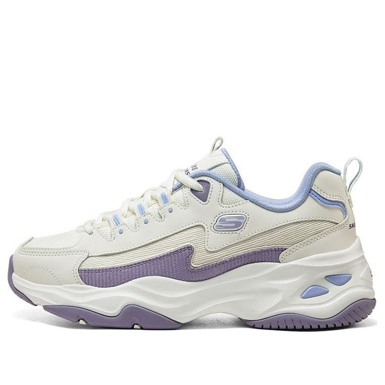 (WMNS) Skechers DLITES 1.0 'Beige Purple Blue' 896282-NTPR