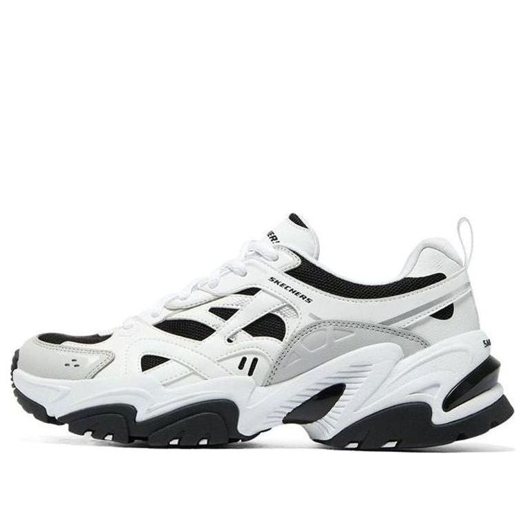 (WMNS) Skechers Stamina v2 'White Black' 896093-WBK
