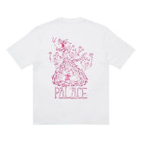 PALACE x Lotties Crossover Dragon Alphabet Pattern Short Sleeve Unisex White P20TS060