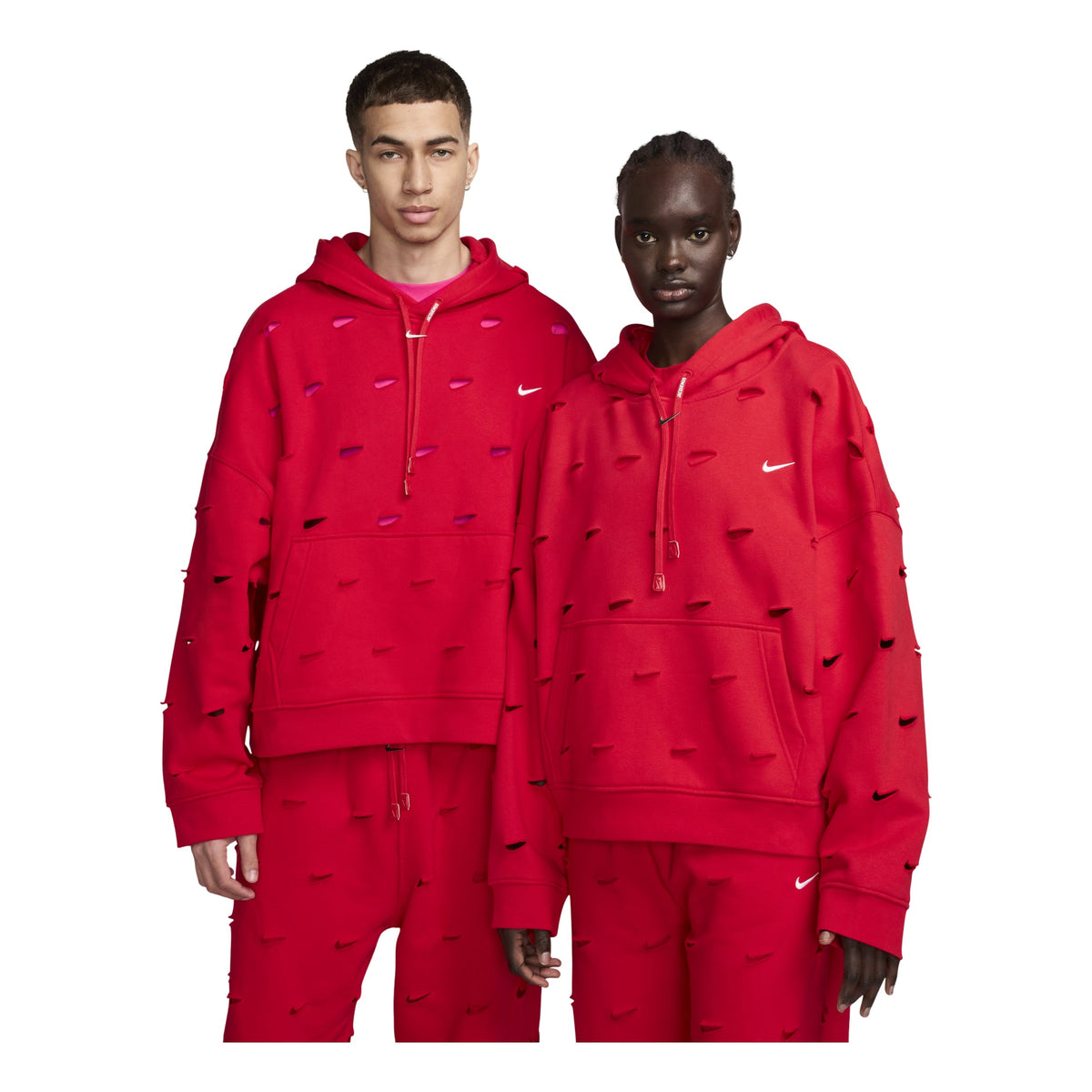 Nike x Jacquemus Swoosh Hoodie 'Red' FJ3482-657