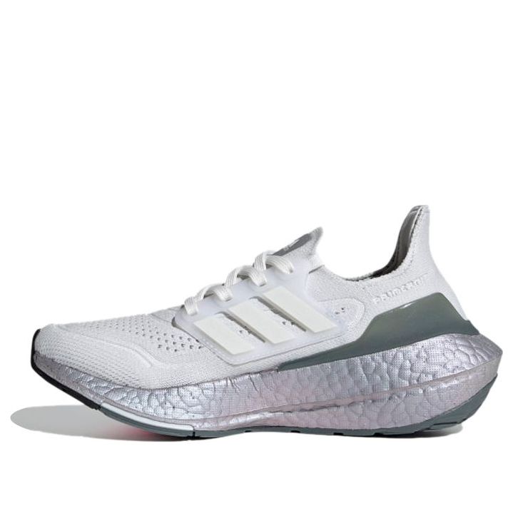 (GS) adidas UltraBoost 21 J 'Crystal White Silver' FZ2930