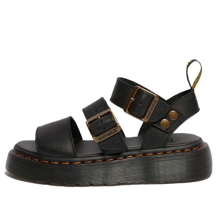(WMNS) Dr. Martens Gryphon Sandals Black 25720001