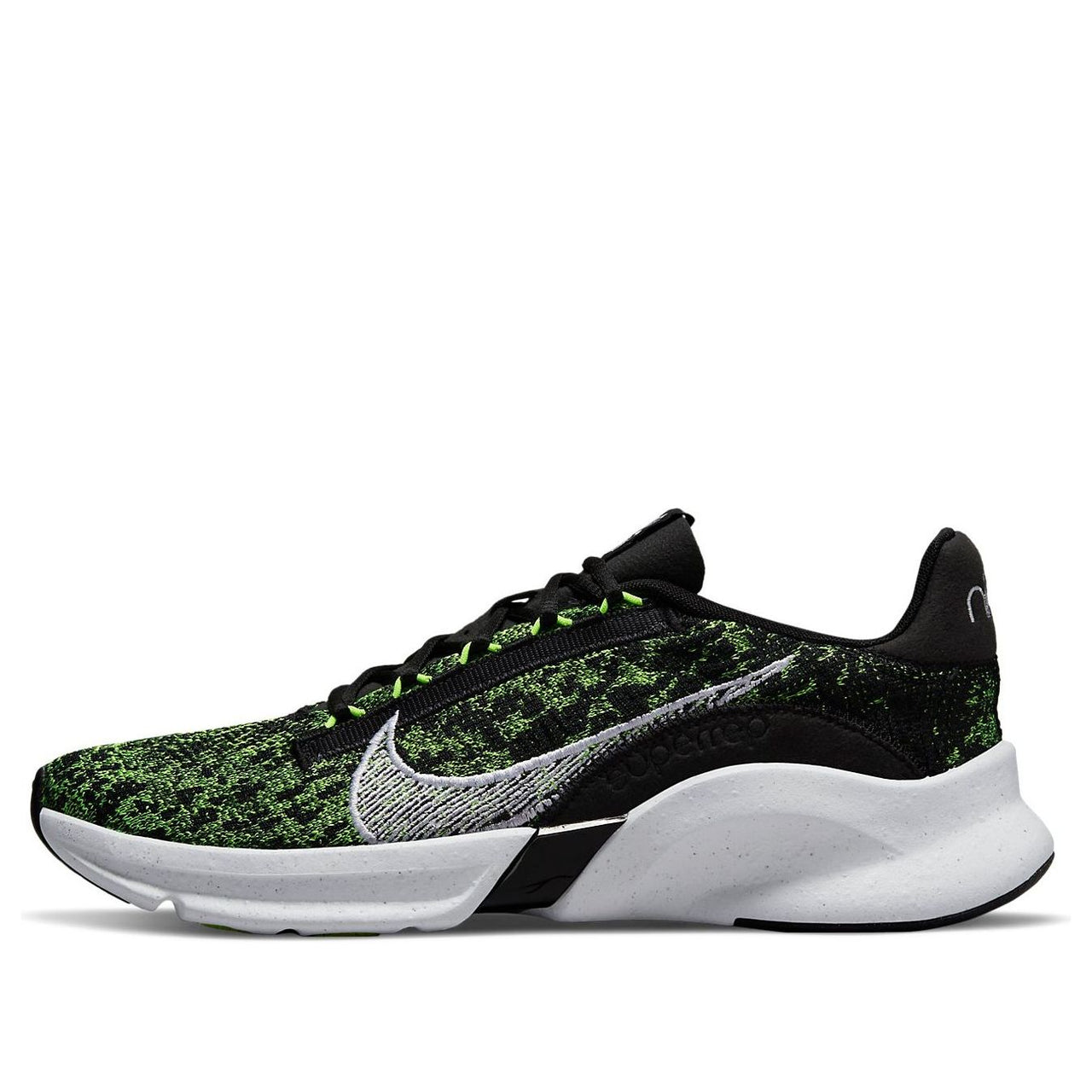 حذاء Nike SuperRep Go 3 Flyknit Next Nature 'Black Volt' DH3394-017