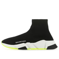 (WMNS) Balenciaga Speed Sneaker 'Black Neon Yellow' 587280W2DB91016