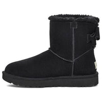 (WMNS) UGG Mini Bailey Suede Bow 'Black' 1153514-BLK