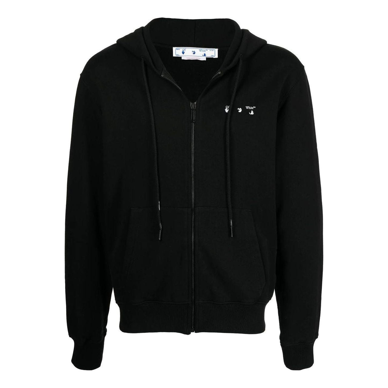 Men's Off-White SS22 Caravaggio Zipper Black OMBE013C99FLE0041001
